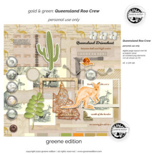 gold&green Roo Crew Layout Kit