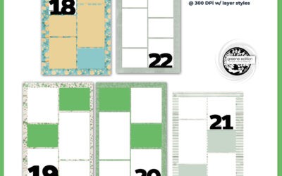 Easy: May 2023 A4 Weekly Templates 18 – 22