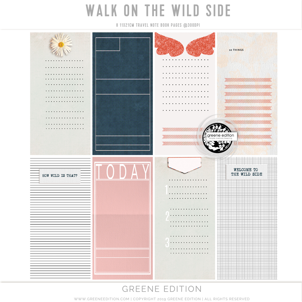 Walk On the Wild Side, copyright greene edition 2019 