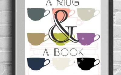 Free Digital Scrapbooking Kit: A Mug and A Book