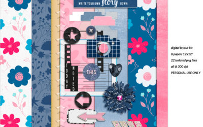 March 2021 New Free Page Layout Kit