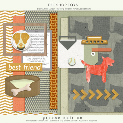 Pet Shop Toys Mini Kit, greene edition