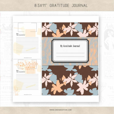 gratitude journal, greene edition